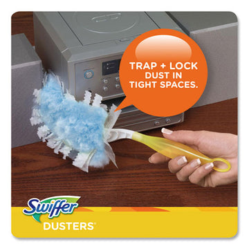 Swiffer® Refill Dusters, Dust Lock Fiber, Light Blue, Unscented, 10-box, 4 Box-carton freeshipping - TVN Wholesale